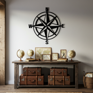 yolculuk ve keşif temalı ahşap duvar tablosu